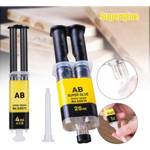 8/25ml AB Glue Home Supplies 1PC Quick-Drying Strong Adhesive Glass Ceramics Aluminium Alloy DIY Repair Tools Epoxy Liquid Glue