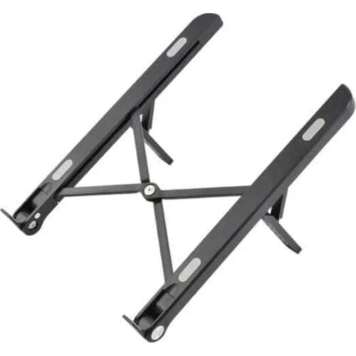 Hot Sale Portable Available Fanless Air-cooled Anti-slip Ergonomic Vertical Adjustable Foldable Bed Table Desktop Laptop Stand