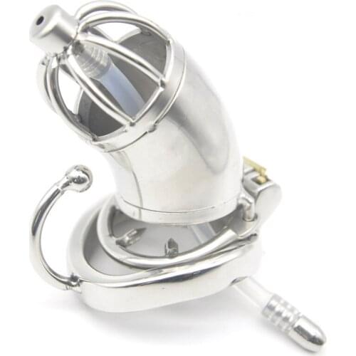 Metal Cock Sleeve Chastity Cage Penis Lock Cbt BDSM Stainless Steel Male Chastity Device CB6000 Cock Cage Sex Toys For Men
