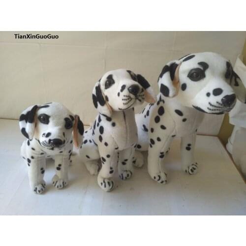 Cartoon squatting dalmatian dog plush toy soft doll birthday gift b1960