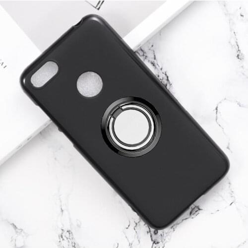 For Lenovo A5 Back Ring Holder Bracket Phone Case Cover Phone TPU Soft Silicone Cases for Lenovo L18021 L18081 L18011