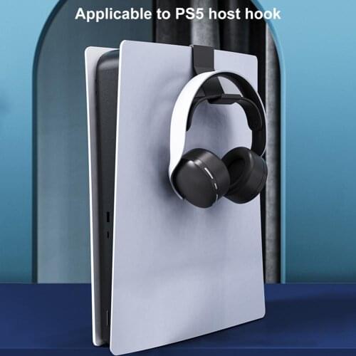 For PS5 Host Headset Headphone Wall Mount Holder Bracket Hanger Storage Stand Support Hook Console Gamepad Game Accessories