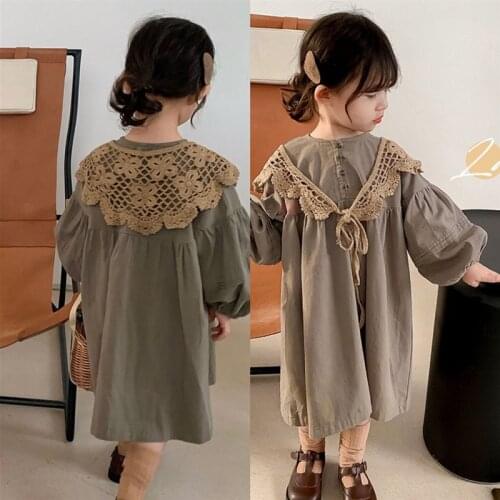 Girl Dress Kids Baby Clothes 2021 Spring Summer Toddler For Formal Party Outfits Sport Teenagers Uniform Dresses Cotton Children