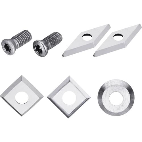 Cutter Wood Carbide Insert Milling Woodworking Tools Turning Tool For Wood Lathe Holder Torx M4/M5 Screws External Turning Tool