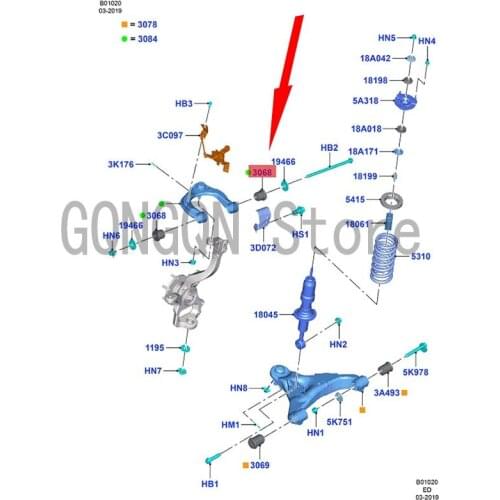 CAR upper suspension rubber sleeve Bushing For dMo nd eoE ver est Ran ger Maz daE nde avo ur Front axle rubber sleeve