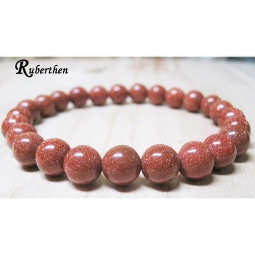 Ruberthen A Grand Golden Sand Bracelet Healing Crystals Taurus Birthday Gift Bracelet Protection Love Self Expression Jewelry