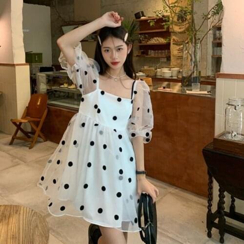 Sannian Summer Polka Dot Dresses