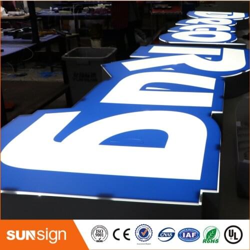 Indoor or Outdoor led lighting advertising signage
