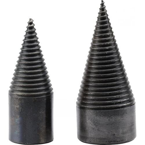 1Pc High Speed Twist Drill Bit Wood Splitter Screw Cones Splitting Bit Wood Drill 32/42MM Square Round Hexagonal for Woodworking