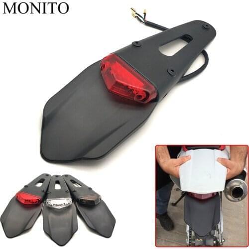 Motorcycle TailLight Dirt Bike Rear Fender Brake Stop LED Tail Light For Honda CR80R CR85R CRF150R CR125R CR250R CRF250R SL230