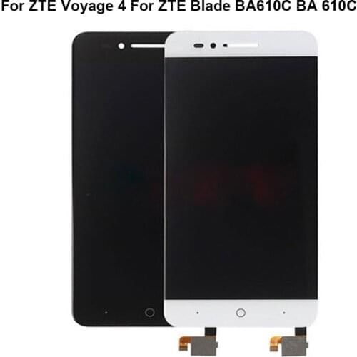For ZTE Voyage 4 LCD Screen 100% Original LCD Display +Touch Screen Assembly Replacement For ZTE Blade BA610C BA 610C