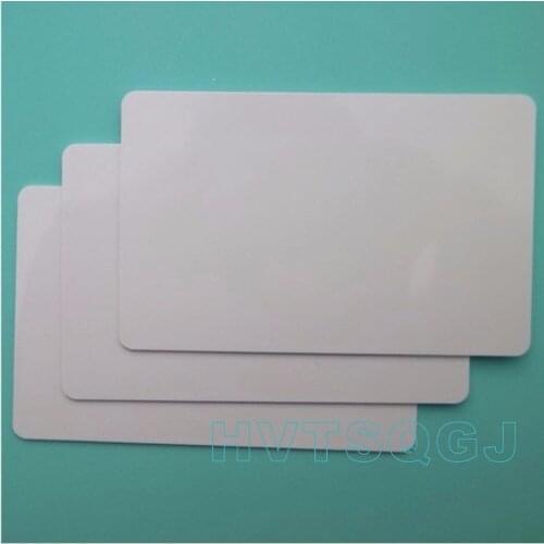 10pcs Free shipping PVC Blank White Ultralight Card