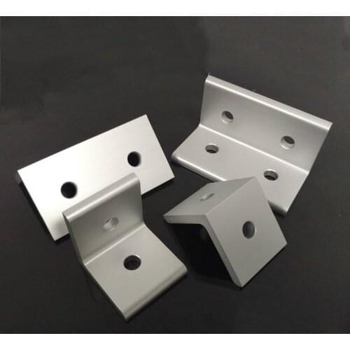 10PCS/LOT L type 90 Degree 2020 3030 4040 3060 4080 Connector Corner Angle Bracket Connection Joint Strip For Aluminum Profile