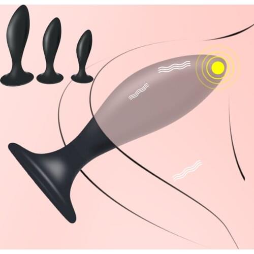 100% Safe Silicone Dildo Butt Plug Anal Plugs Unisex Sexy Stopper 3 Different Size Adult Sex Toys For Men/Women Trainer Massager