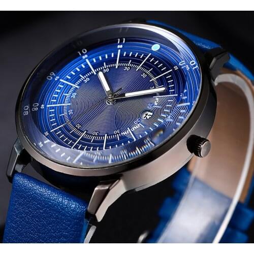 2020 New Mens Watch Fashion Business Men Automatic Mechanical Mens Watch Calendar Belt Couple Watch Mens Quartz Watch Clock