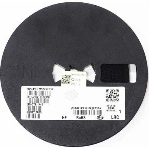 50PCS Zener diode LM5Z4V7T1G 4.7V 0.2W(200mW) SOD-523 LM5Z4V7T1G