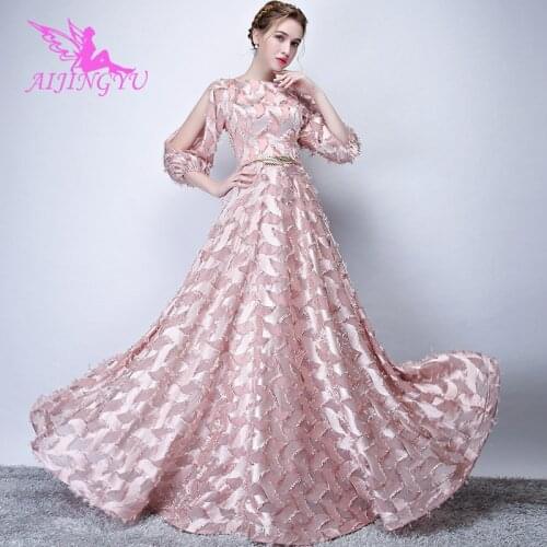 AIJINGYU Sexy Evening Long Dress Party Gown 2021 Women Elegant Formal Special Occasion Dresses Fashion Gowns FS377