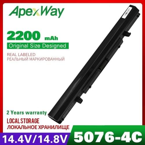 2200MAH Laptop Battery For Toshiba Satellite PA5076U-1BRS L955 L950 L900 S955D S955 S950 S950D S955 S900 U955 U945 U900 U845