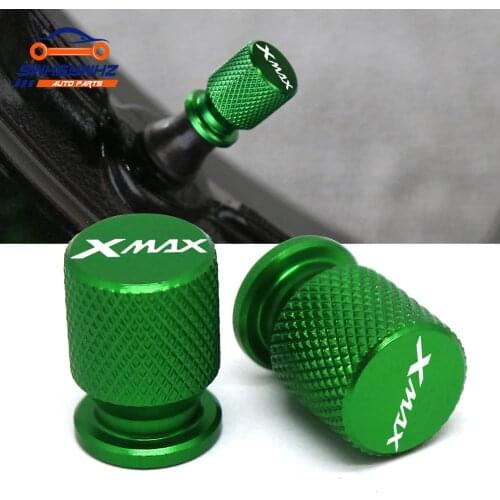 For Yamaha TMAX500/530 NMAX155 XMAX300 Motorcycle CNC Aluminum Accessorie Wheel Tire Valve Stem Caps CNC Airtight Covers