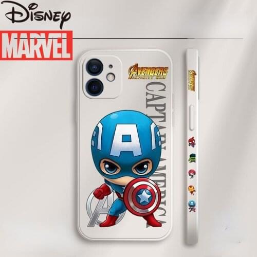 Disney Marvel Phone Case for IPhone X/XR/XS/XSMAX/11 Iron Man Spiderman Phone Case Cover