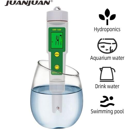 Digital ORP Tester ORP169F Waterproof ORP Meter 0 ~ ±1999mV Water Quality Tester for Aquarium and Swimming Pool 50%off