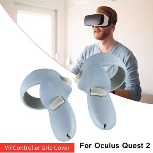 For Oculus Quest 2 VR Accessories Touch Controller Cover Protective Case Handle Grip Silicone Skin Case for Quest2 Strap