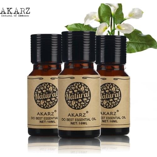 Jasmine Musk Rose essential oil AKARZ Famous brand For Aromatherapy Massage Spa Bath skin face care 10ml*3