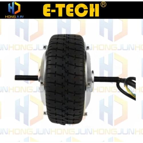 ETECH 24V 36V 48V 200W 6 inch high torque geared dc brushless hub motors