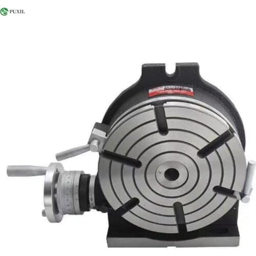 HV-6 Vertical and Horizontal rotary work table / 150mm diameter mill and drill work table machine