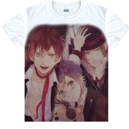 DIABOLIK LOVERS T-shirts kawaii Japanese Anime t-shirt Manga Shirt Komori Yui Sakamaki Ayato Cosplay shirts 44882624761 tee 76