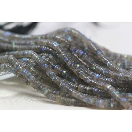 Labradorite smooth roundel 5mm AAA for DIY jewelry making loose beads 40CM FPPJ wholesale nature gemstone