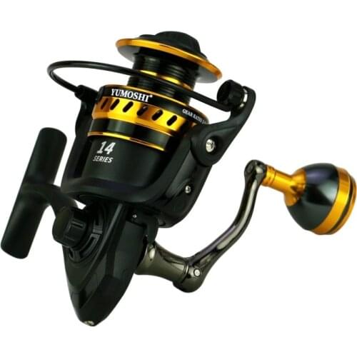 GLS new metal rocker arm and metal wire cup two kinds of grips black gold LT series luya spinning wheel fishing reel