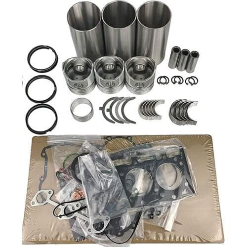 Overhaul Rebuild Kit Liner Full Gasket Piston Ring Mian Bearing Rod Bearing Set For Bobcat Excavator 200 320 Loader 443 453