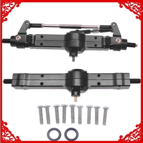 Front and Rear axle housing including copper gears for rc hobby model car MN RC 1-12 crawler parts