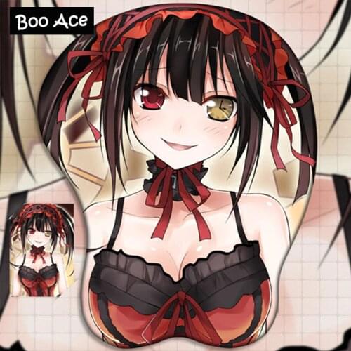 Date A Live-Tokisaki Kurumi Anime 3D Oppai Mouse Pad Wrist rest