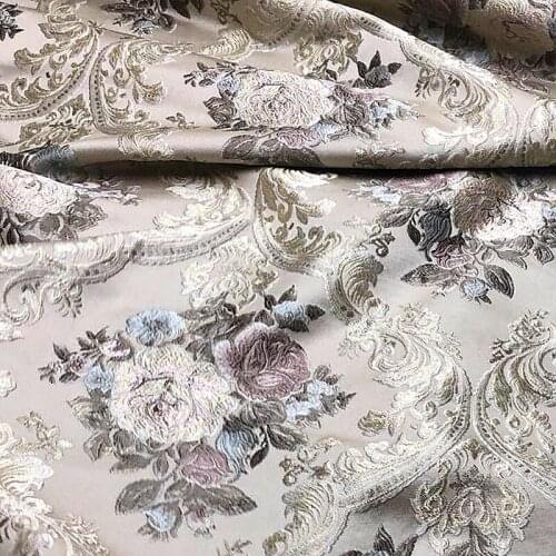 3D Embroidery curtain lace curtain wholesale desk cloth wall cover embroidery fabrics for wedding drapery Window Cover Luxurious