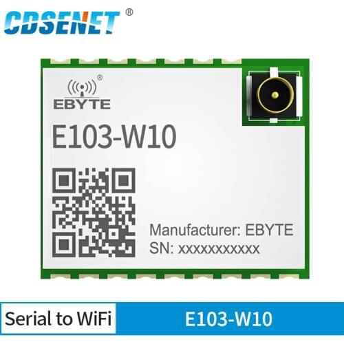 ESP8285 WiFi Module 2.4GHz Serial to WiFi Wireless Ttransparent Transmission Control Board CDSENET E103-W10 AT Command IPEX