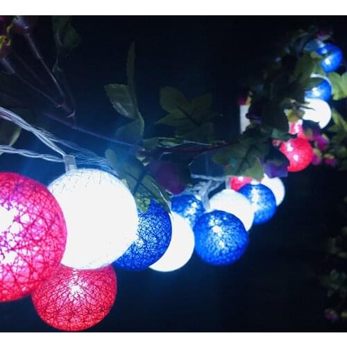 New Lantern Light Star Ball Light String Led for Independence Day Courtyard Garden Room Decoration Light Room Decoration Lights