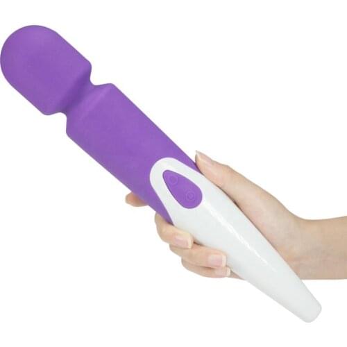Rechargeable pussy wand av large massager vibrator