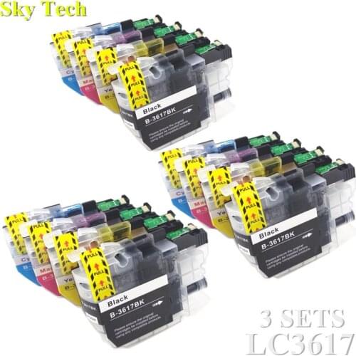 12X Compatible Ink cartridge For LC3617 LC-3617 , For Brother MFC-J2330DW MFC-J2730DW MFC-J3530DW MFCJ-3930DW etc