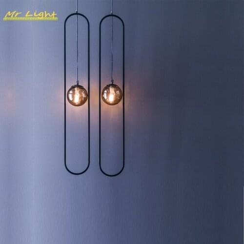 Modern LED Pendant Lights Lighting Industrial Lamp Nordic Living Room Bedroom Bedside Decor Pendant Lamp Kitchen Hanging Lamps