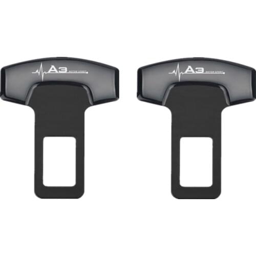 Car Styling for Audi A3 8p 8v 8l Accessories Car Belt Buckles Car Safty Belt Alarm Canceler Stopper 2PCS