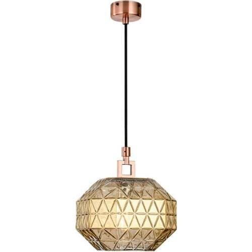 Post-Modern Style Glass Chandelier Nordic Luxury Restaurant Bar Lamp Creative Bedroom Bedside lamp Pendant Lights e27