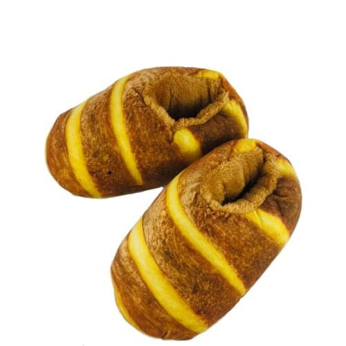 Sunny everest hamburger slipper winter warm shoes house indoor floor shoes lovely family party shoes bread 36-40