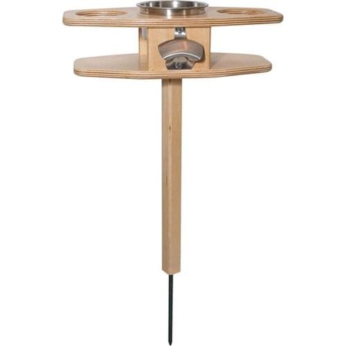 Outdoor Beers Wine Table Collapsible Wooden Portable Table Beers Lover Gift with Foldable Desktop Mini Picnic Table LBSh