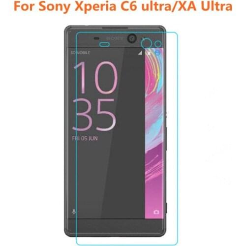 For Sony Xperia C6 ultra Tempered Glass 9H Original Protective Film Explosion-proof Screen Protector for XA Ultra 6inch