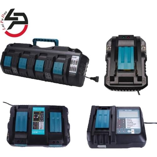For Makita 14.4V 18V Replacement Power Tool Li-ion Battery Charger DC18RC DC18RD 4A DC18RF DC18SF 3A For BL1830 BL1430 Charging