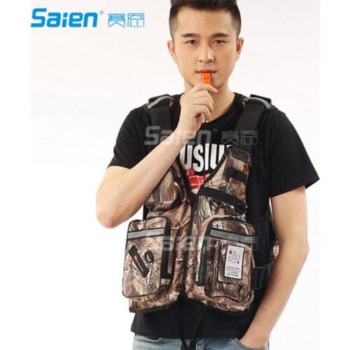 Fly Fishing Vest and Backpack Breathable Outdoor Fishing Safety Life Jacket Bearing Fisherman Utility Vest Swimming Sailing Boat