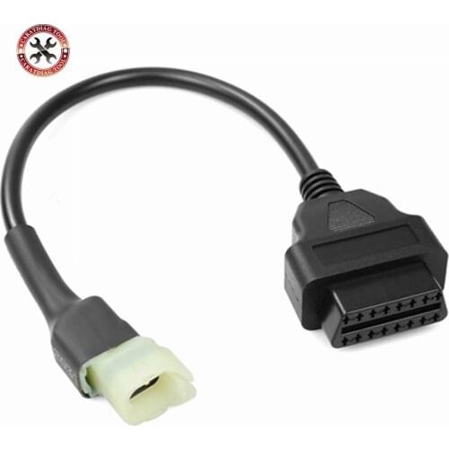 2021 Newest OBD Motorcycle Cable For Honda 4 Pin Cable Diagnostic Cable 4Pin to OBD2 16 pin Adapter Free Shipping