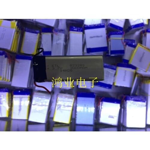 3.7V lithium polymer battery 823282 2500MAH PSP game GPS navigator handheld computer Rechargeable Li-ion Cell